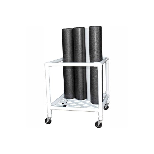 CanDo Foam Roller Upright Storage Rack - 24"L x 34"W x 30"H